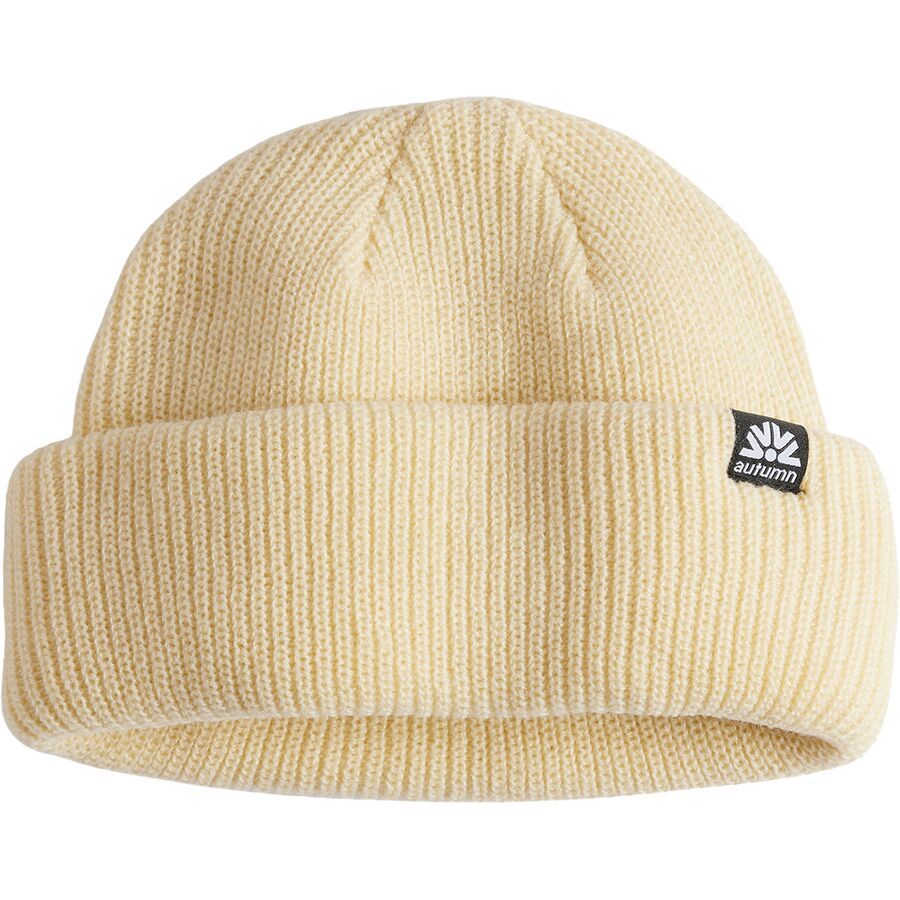 (取寄) オータム ダブル ロール ビーニー Autumn Double Roll Beanie Eggshell