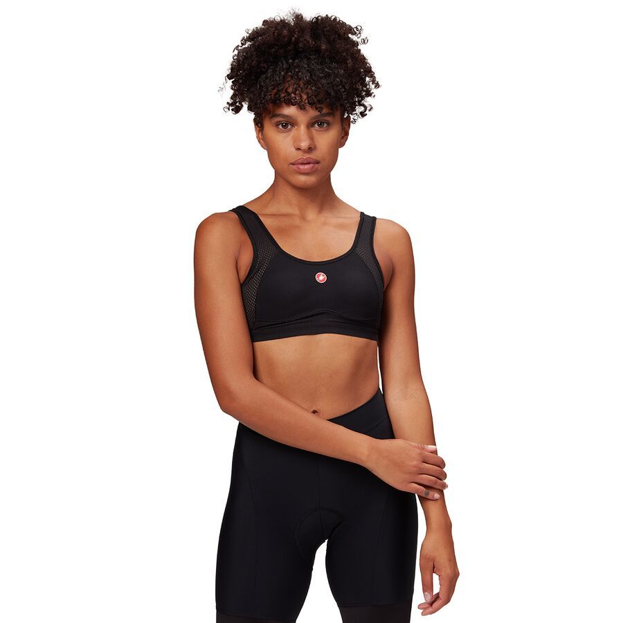 (���) �����ƥ� ��ǥ����� ���å� ���륵 �֥� - ������� Castelli women Rosso Corsa Bra - Women's Blac...