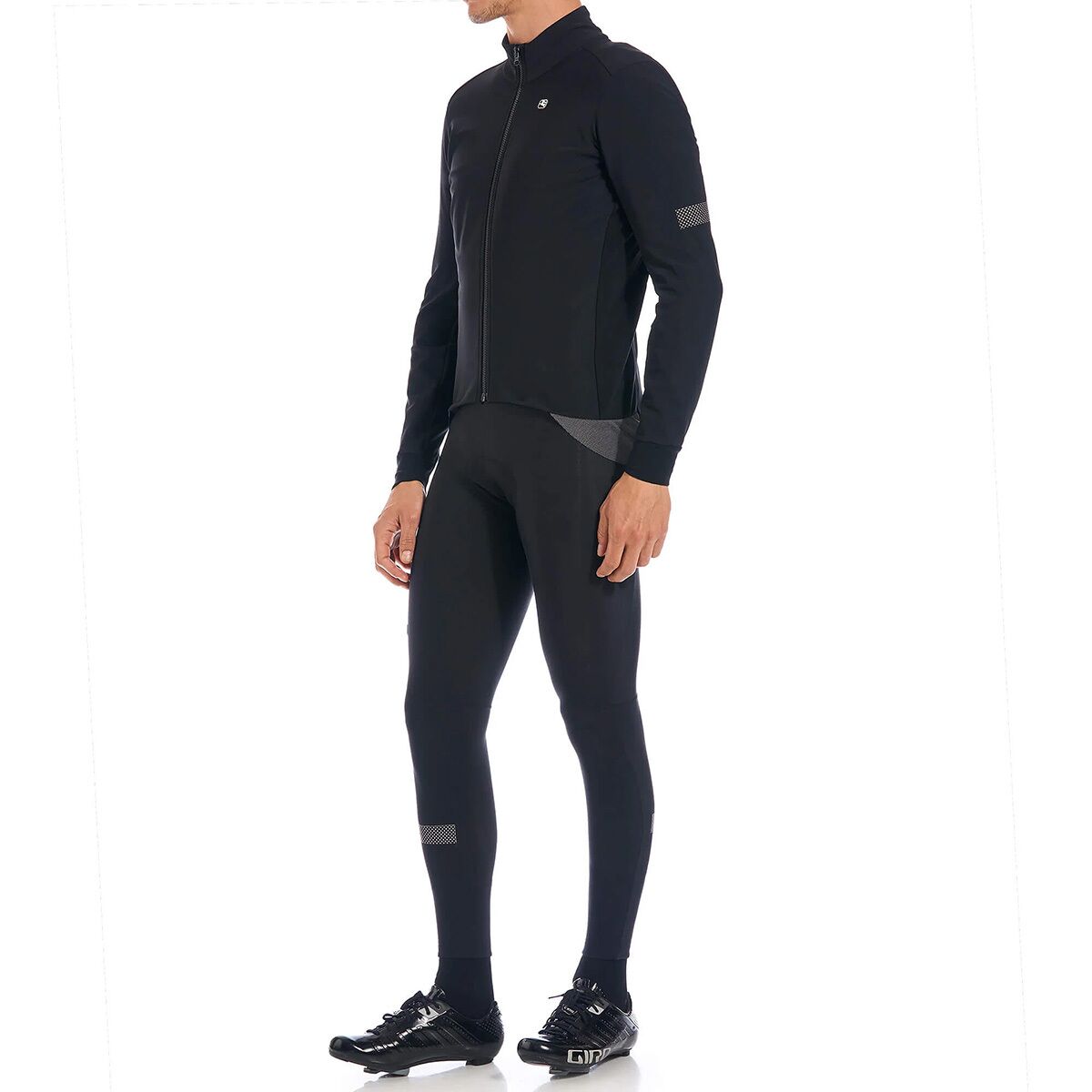 (取寄) ジョルダーナ メンズ シルバーライン ウィンター ジャケット - メンズ Giordana men Silverline Winter Jacket - Men's Black/Black