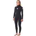 () bv J[ fB[X h[ pg[ 4/3 GB X`[}[ `FXg-Wbv EFbgX[c - EBY Rip Curl women Dawn Patrol 4/3 GB Steamer Chest-Zip Wetsuit - Women's Black