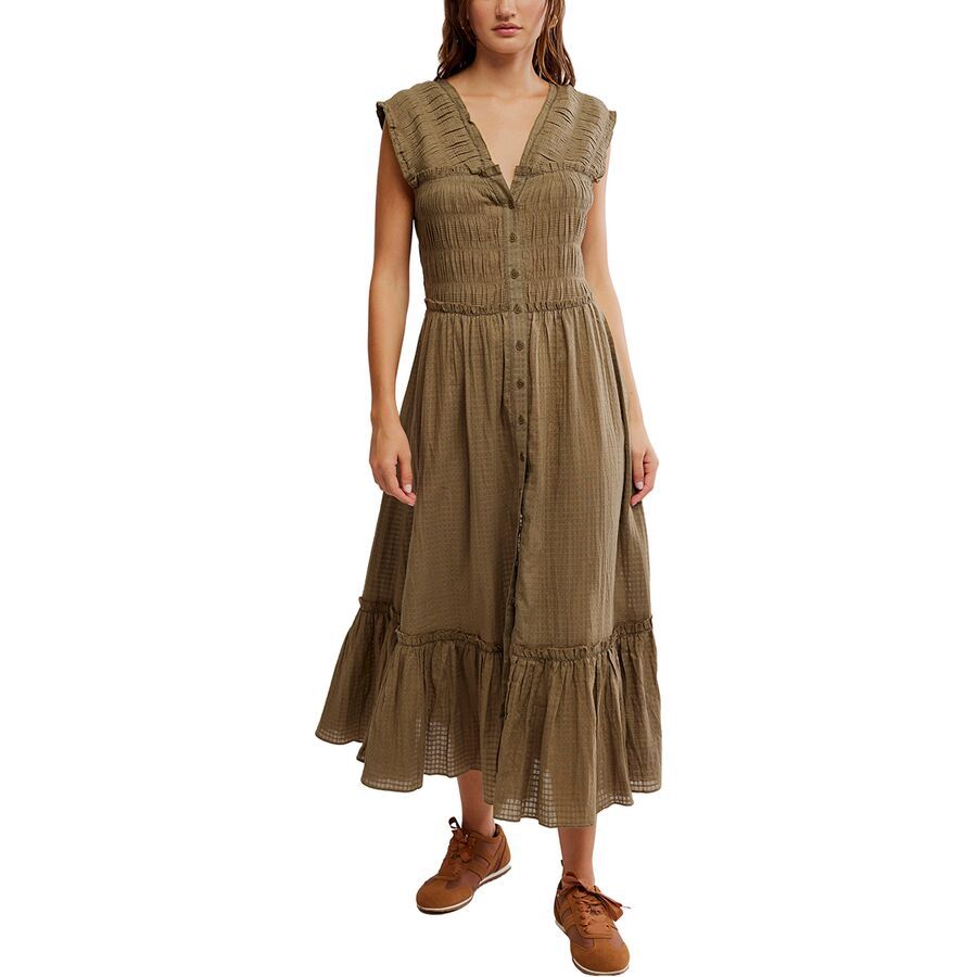 (取寄) フリーピープル レディース デザート デイズド ミディ ドレス - ウィメンズ Free People women Desert Dazed Midi Dress - Women's Caiman