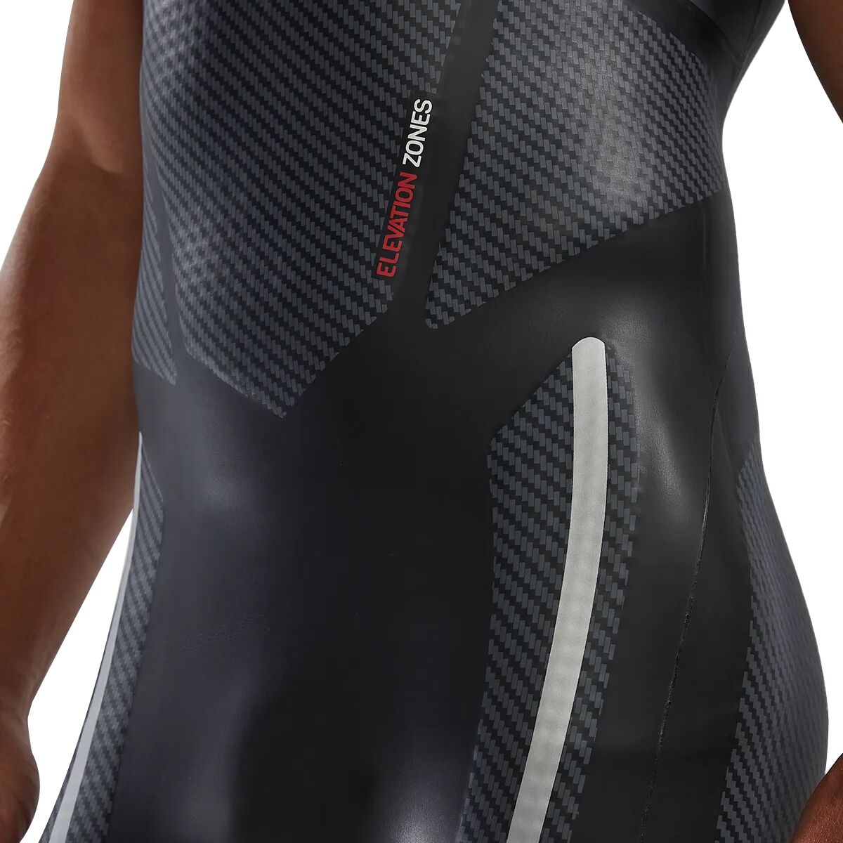 (���) TYR ��� �ϥꥱ���� ����å� 5 ���꡼�֥쥹 �����åȥ����� - ��� TYR men Hurricane Cat 5 Sleeveless Wetsuit - Men's Silver/Red