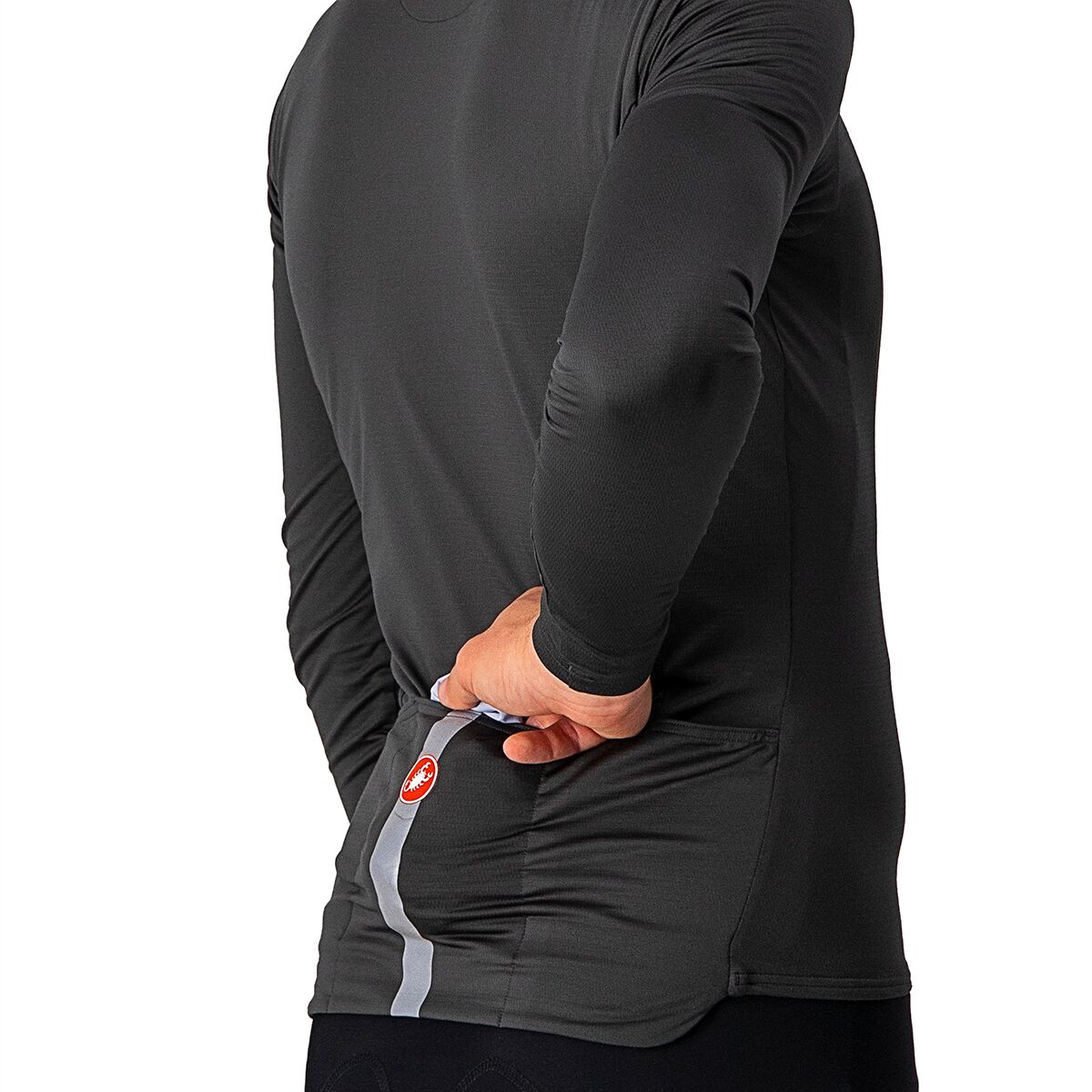 (取寄) カステリ メンズ スクアドラ ストレッチ ベスト - メンズ Castelli men Squadra Stretch Vest - Men's Silver Gray/Dark Gray
