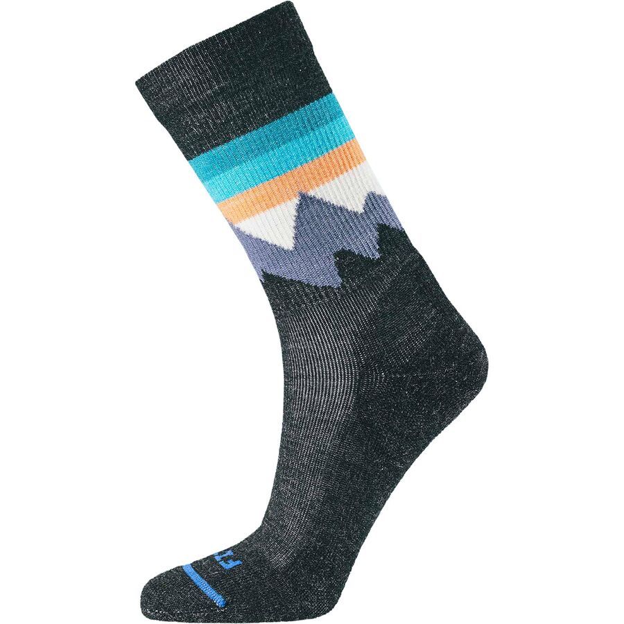 (取寄) フィッツ ライト ハイカー マウンテン トップ クルー ソックス FITS Light Hiker Mountain Top Crew Socks Charcoal