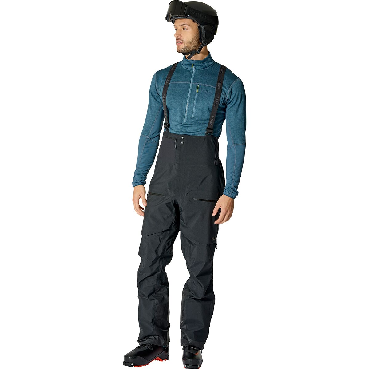 (���) ��� ��� ������ ��ȥå� Gtx �ӥ� - ��� Rab men Khroma Latok GTX Bib - Men's Black