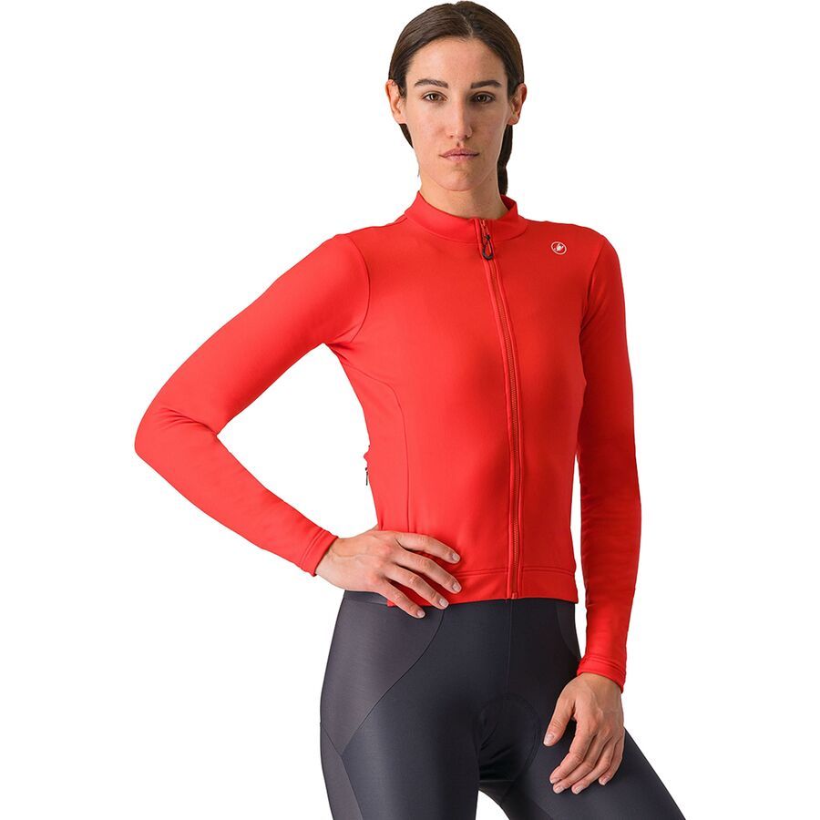 (���) �����ƥ� ��ǥ����� �����ץ�å� �����ޥ� ���㡼�� - ������� Castelli women Espresso Thermal Jersey ...