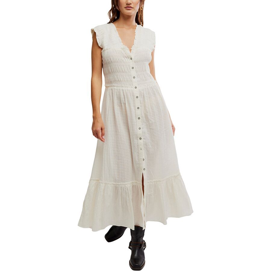 (取寄) フリーピープル レディース デザート デイズド ミディ ドレス - ウィメンズ Free People women Desert Dazed Midi Dress - Women's Clean Ivory