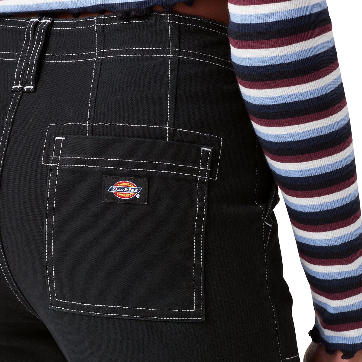(取寄) ディッキーズ レディース カフド ユーティリティ パンツ - ウィメンズ Dickies women Cuffed Utility Pant - Women's Black