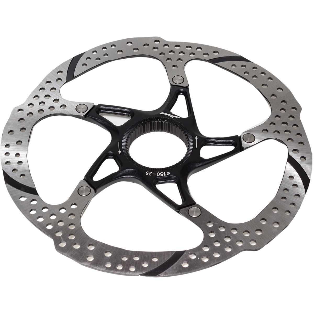 (���) TRP 2-�ԡ��� ���󥿡� ���å� �������� TRP 2-Piece Center Lock Rotor Silver/Black