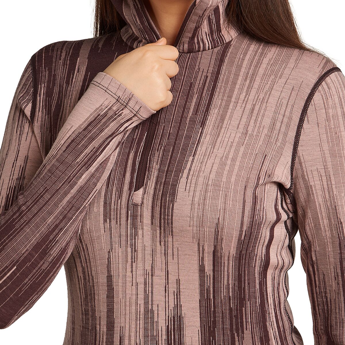 (取寄) アイスブレイカー レディース メリノ 260 テック バーテックス Ls 1/2-ジップ トップ - ウィメンズ Icebreaker women Merino 260 Tech Vertex LS 1/2-Zip Top GRX1 - Women's Java/Acid Pink/Summit/Blush/J