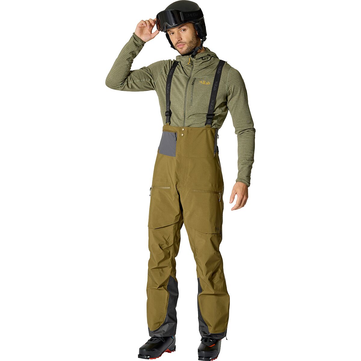 (���) ��� ��� ������ ��ȥå� Gtx �ӥ� - ��� Rab men Khroma Latok GTX Bib - Men's Oak