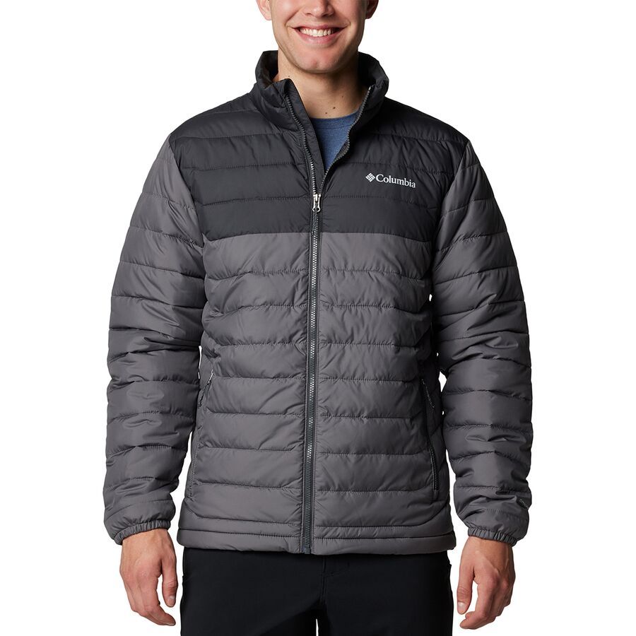 (取寄) コロンビア メンズ パウダー ライト リ ジャケット - メンズ Columbia men Powder Lite II Jacket - Men's City Grey/Shark