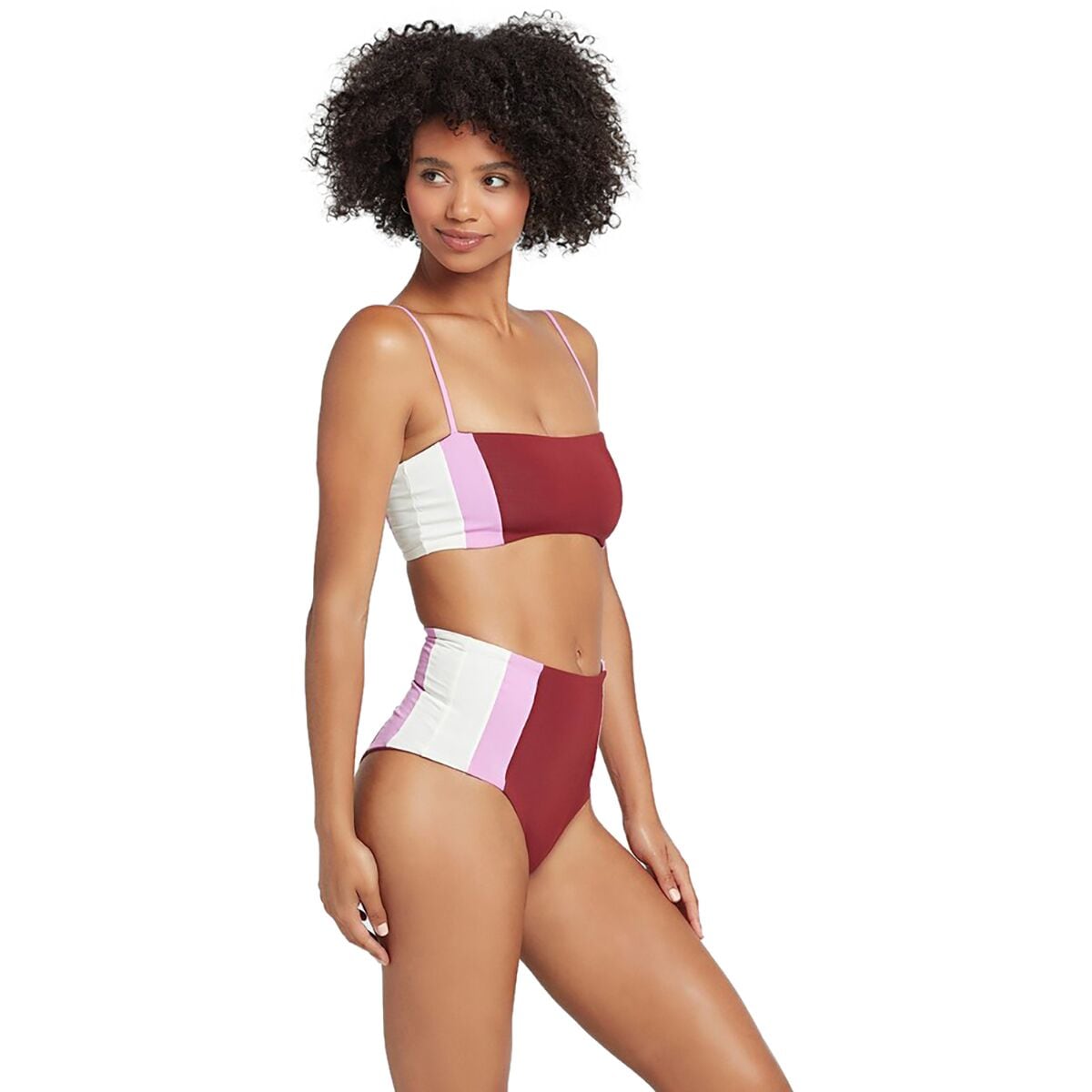 (取寄) Lスペース レディース ポーシャ ガール クラシック ビキニ ボトム - ウィメンズ L Space women Portia Girl Classic Bikini Bottom - Women's Sangria/Rosebud/Cream