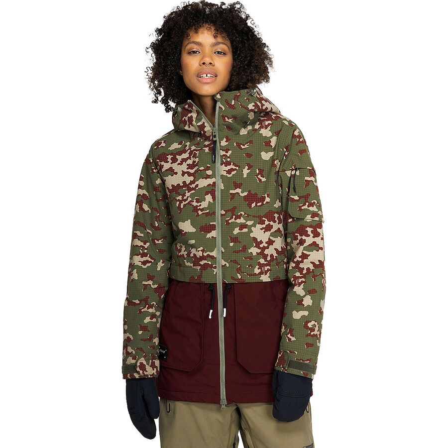 () A}_ fB[X X{ CT[ebh WPbg - EBY Armada women Lisbon Insulated Jacket - Women's Burgundy Camo