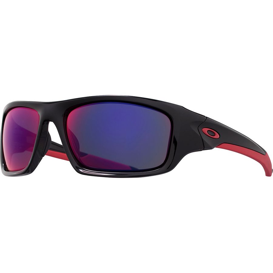 () I[N[ ou TOX Oakley Valve Sunglasses Polished Black/Red Irid