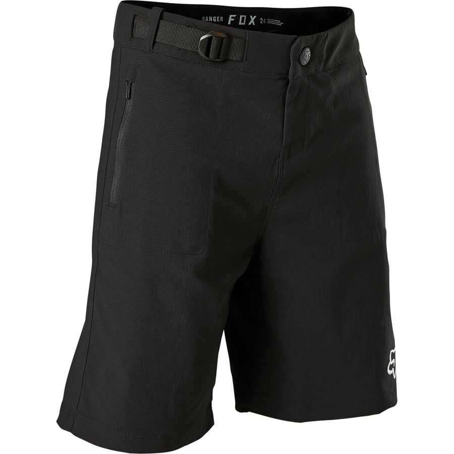 () եå졼 ܡ 󥸥㡼 硼 + 饤ʡ - ܡ Fox Racing boys Ranger Short + Liner - Boys' Black