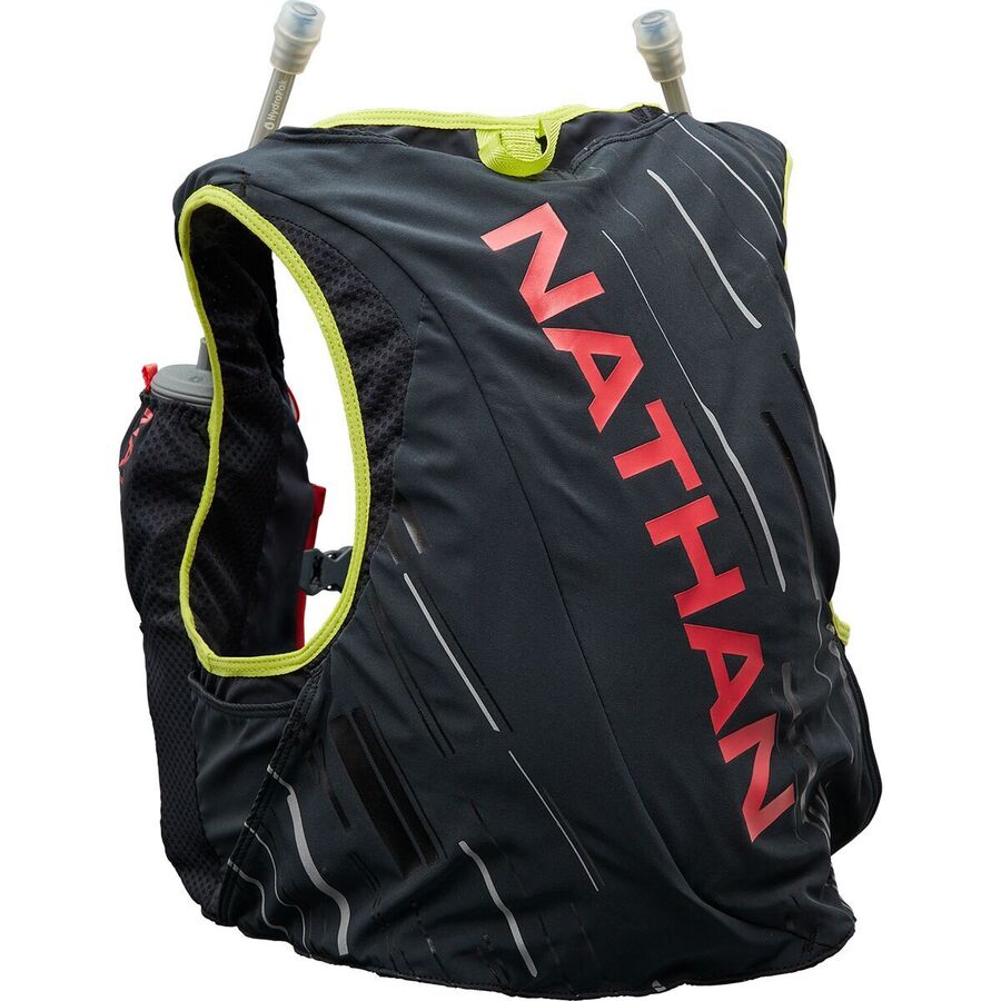 () ͥ ǥ ԥʥ 4L ϥɥ졼 ٥ -  Nathan women Pinnacle 4L Hydration Vest - Women's Black/Hibiscus