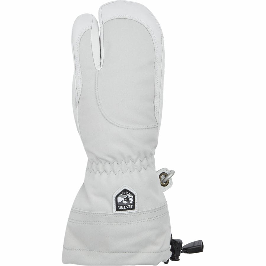 (取寄) ヘストラ レディース ヘリ 3-フィンガー グローブ - ウィメンズ Hestra women Heli 3-Finger Glove - Women's Pale Grey/Off White 1