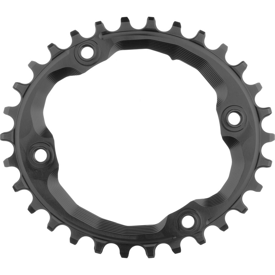 (取寄) アブソリュートブラック シマノ オーバル トラクション チェーンリング absoluteBLACK Shimano Oval Traction Chainring Black/96 BCD (M9000 XTR)