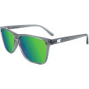 (取寄) ノックアラウンド ファスト レーンズ スポーツ ポーラライズド サングラス Knockaround Fast Lanes Sport Polarized Sunglasses Clear Grey/Green Moonshine