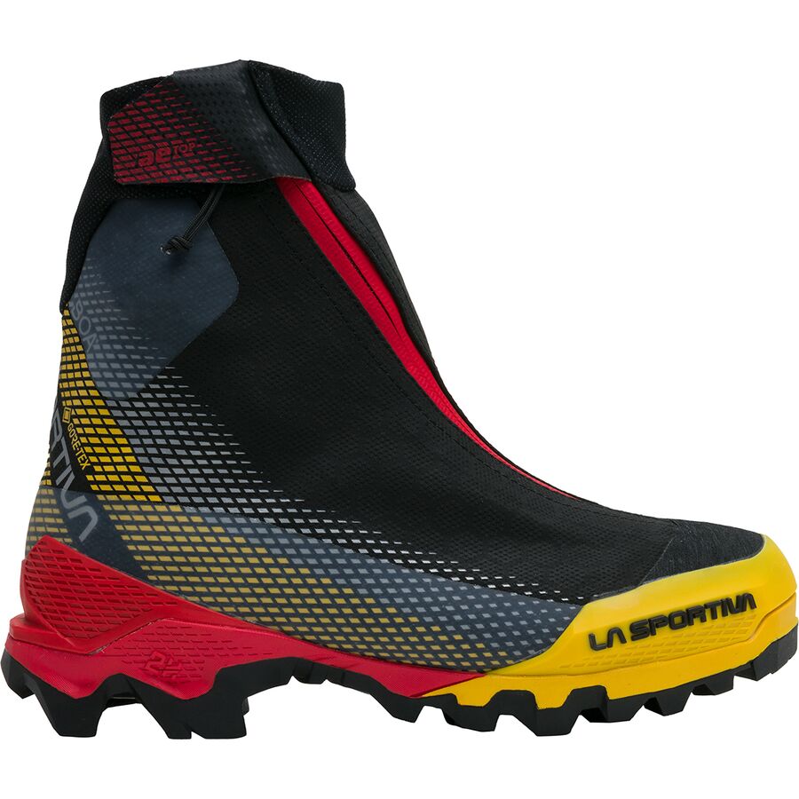 (取寄) スポルティバ メンズ エクイリビウム トップ Gtx マウンテニアリング ブーツ - メンズ La Sportiva men Aequilibrium Top GTX Mountaineering Boots - Men's Black/Yellow