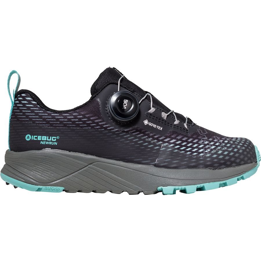 () Х ǥ ˥塼 Хå Gtx ˥ 塼 Icebug women NewRun BUGrip GTX Running Shoe - Women's Black/JadeMist