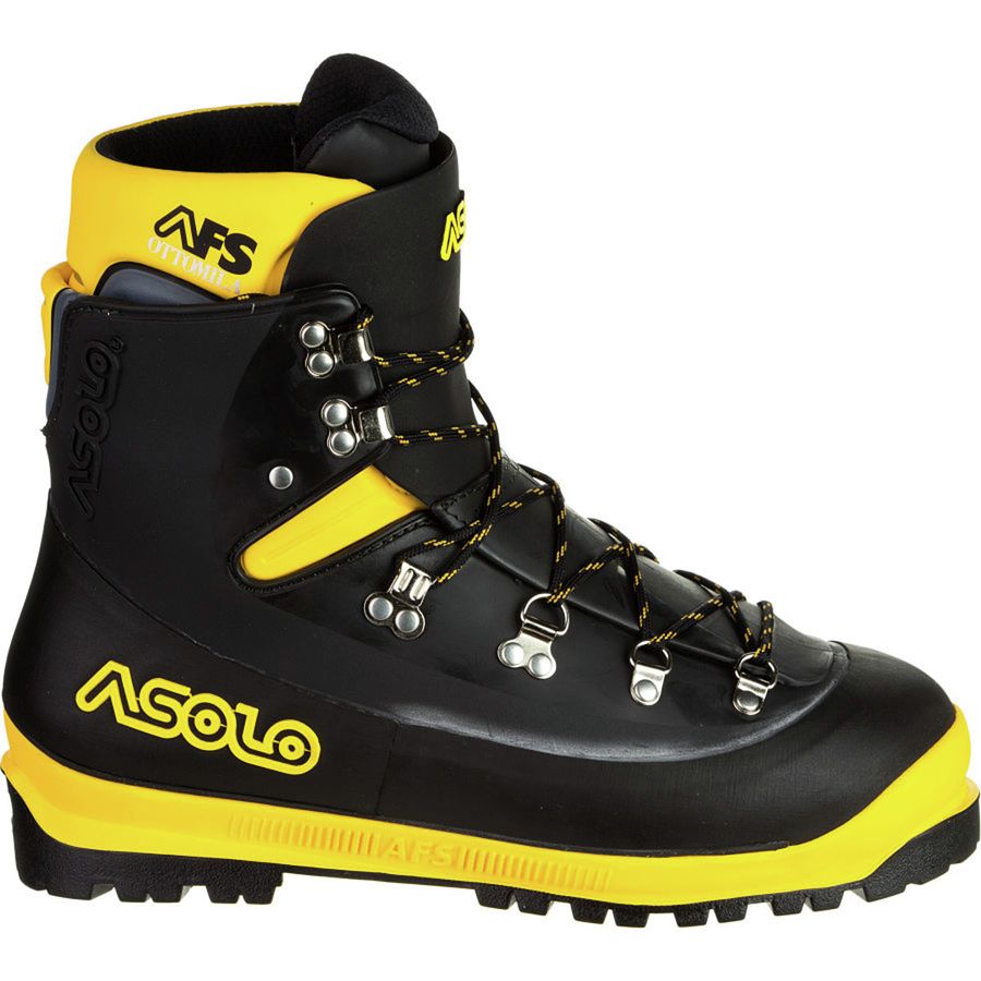 (取寄) アゾロ AFS 8000 マウンテニアリング ブーツ Asolo AFS 8000 Mountaineering Boots Black/Yellow