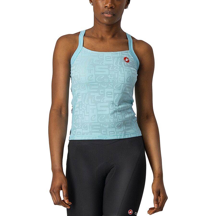 (取寄) カステリ レディース プロメッサ ジャカード バヴェット トップ - ウィメンズ Castelli women Promessa Jacquard Bavette Top - Women's Skylight