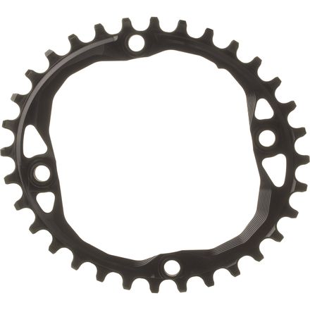 Rakuten - (取寄) アブソリュートブラック スラム オーバル トラクション チェーンリング absoluteBLACK SRAM Oval Traction Chainring Black/104 BCD