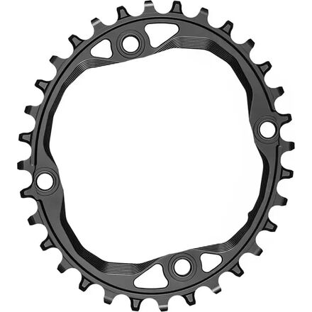 Rakuten - (取寄) アブソリュートブラック シマノ HG+ オーバル チェーンリング absoluteBLACK Shimano HG+ 12-Spd Oval Chainring 104BCD - Black