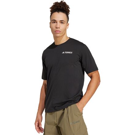 乐天商城 - (取寄) アディダステレックス メンズ マルチ T-シャツ - メンズ Adidas TERREX men Multi T-Shirt - Men's Black