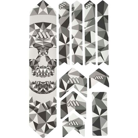 (取寄) オールマウンテンスタイル ハニーコーム フレーム ガード Xl All Mountain Style Honeycomb Frame Guard XL Skull