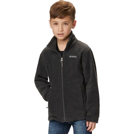 Coat - (取寄) コロンビア ボーイズ スティーンズ マウンテン リ フリース ジャケット - ボーイズ Columbia boys Steens Mountain II Fleece Jacket - Boys' Charcoal Heather