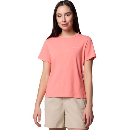 Rakuten - (取寄) コロンビア レディース サン トレック ショートスリーブ リ シャツ - ウィメンズ Columbia women Sun Trek Short-Sleeve II Shirt - Women's Alpenglow
