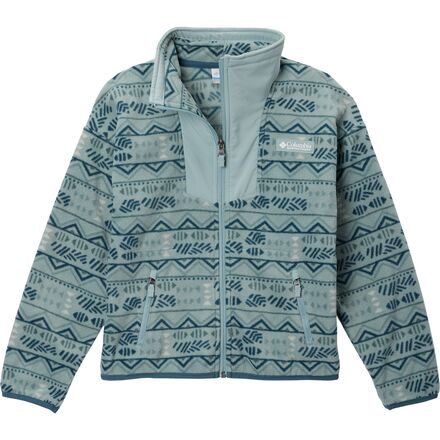 Blousons, Jumpers - (取寄) コロンビア キッズ セコイア グローブ プリンテッド フル-ジップ フリース ジャケット - キッズ Columbia kids Sequoia Grove Printed Full-Zip Fleece Jacket - Kids' Crushed Blue Horizons/Crushed Blue