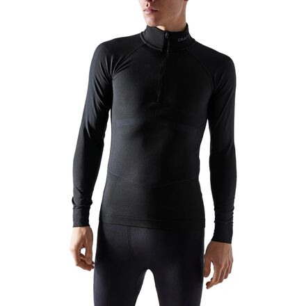 Inner - (取寄) クラフト メンズ アクティブ インテンシティ ジップ トップ - メンズ Craft men Active Intensity Zip Top - Men's Black/Asphalt