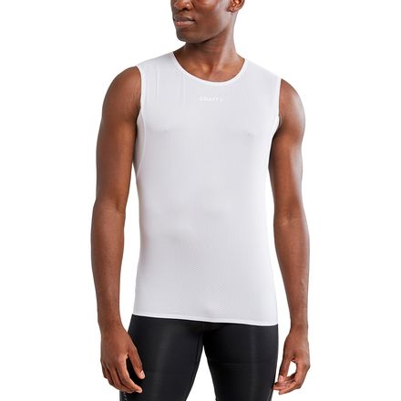 (取寄) クラフト メンズ プロ ドライ ナノウェイト スリーブレス ベースレイヤー— - メンズ Craft men Pro Dry Nanoweight Sleeveless Baselayer - Men 039 s White