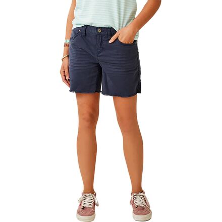 (取寄) カーヴ デザイン レディース オアフ 6インチ ツイル ショート - ウィメンズ Carve Designs women Oahu 6in Twill Short - Women's Navy(4.0)