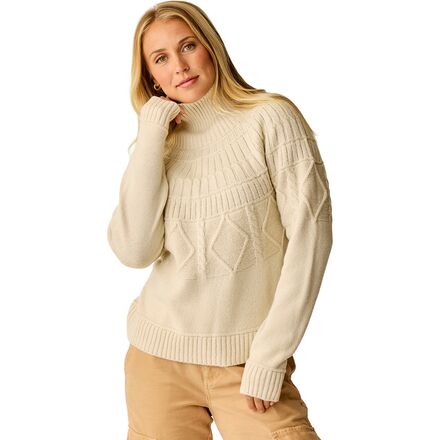 樂天商城 - (取寄) カーヴ デザイン レディース ニーヴ ケーブル タートルネック - ウィメンズ Carve Designs women Neve Cable Turtleneck - Women's Birch