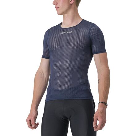 Inner - (取寄) カステリ メンズ プロ メッシュ 2.0 ショートスリーブ シャツ - メンズ Castelli men Pro Mesh 2.0 Short-Sleeve Shirt - Men's Belgian Blue