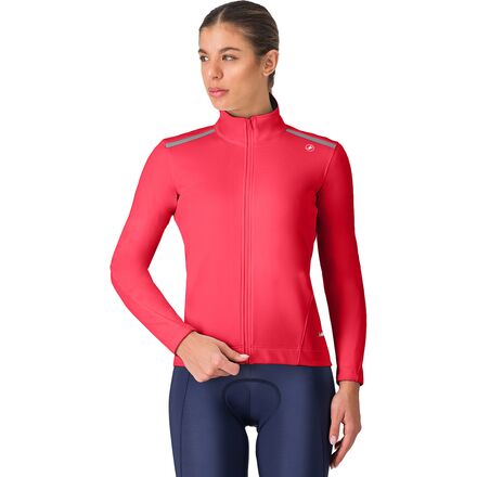 (���) �����ƥ� ��ǥ����� �����ץ�å� ������ ���㥱�å� - ������� Castelli women Espresso Air Jacket - Wo...