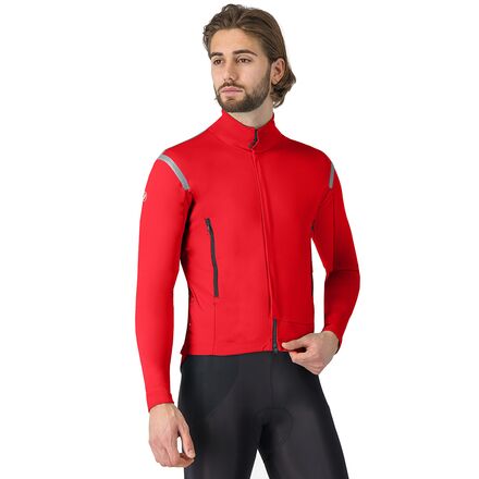 (取寄) カステリ メンズ ペルフェット ロース 3 ジャケット - メンズ Castelli men Perfetto RoS 3 Jacket - Men's Rich Red/Black Reflex