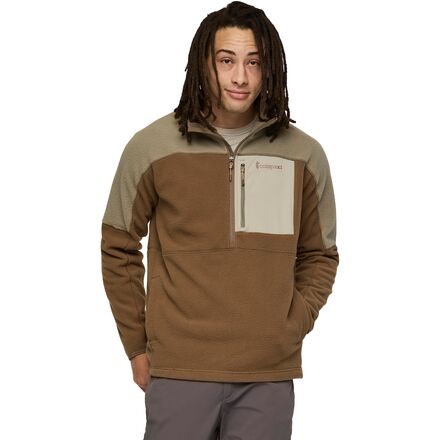 Rakuten - (取寄) コトパクシ メンズ アブラゾ フリース 1/2-ジップ ジャケット - メンズ Cotopaxi men Abrazo Fleece 1/2-Zip Jacket - Men's Stone/Dune