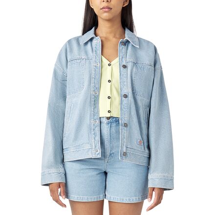 樂天商城 - (取寄) ディッキーズ レディース ジャケット - ウィメンズ Dickies women Herndon Jacket - Women's Denim Vintage Wash