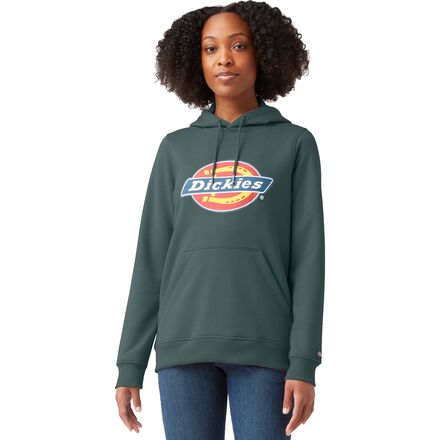 (取寄) ディッキーズ レディース ヘビーウェイト ロゴ フリース プルオーバー - ウィメンズ Dickies women Heavyweight Logo Fleece Pullover - Women's Lincoln Green