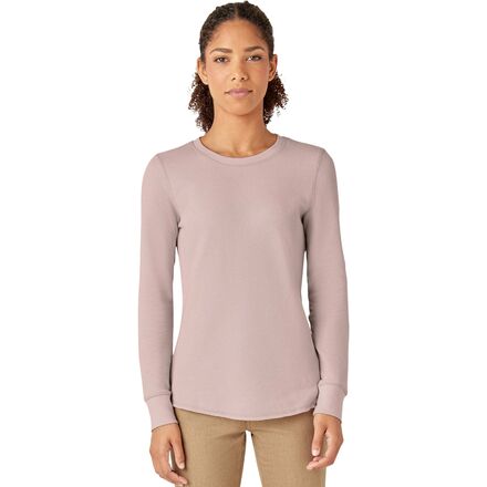 樂天商城 - (取寄) ディッキーズ レディース ロング-スローブ クルー ネック サーマル シャツ - ウィメンズ Dickies women Long-Sleeve Crew Neck Thermal Shirt - Women's Peach Whip