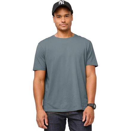 (取寄) デュア メンズ T-シャツ - メンズ DU/ER men PurePima T-Shirt - Men's Stone Blue(4.0)