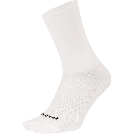 Socks - (取寄) デフィート エアイーター 6インチ ソック DeFeet Aireator 6in Sock D-Logo White