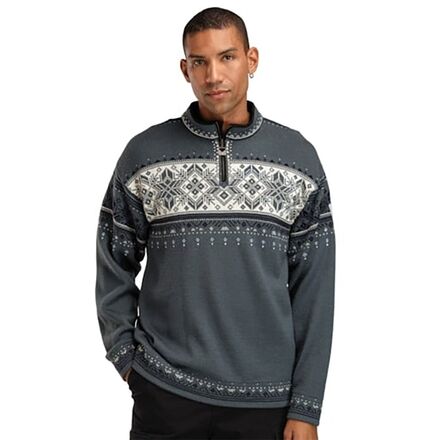 (取寄) ダーレオブノルウェー メンズ ブライフェル セーター - メンズ Dale of Norway men Blyfjell Sweater - Men's Steel/Off White/..