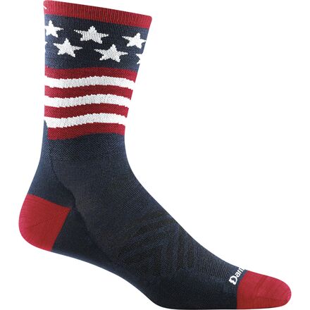 (取寄) ダーンタフ パトリオット ミクロ クルー ウルトラ-ライトウエイト ソック Darn Tough Patriot Micro Crew Ultra-Lightweight Sock Stars and Stripes
